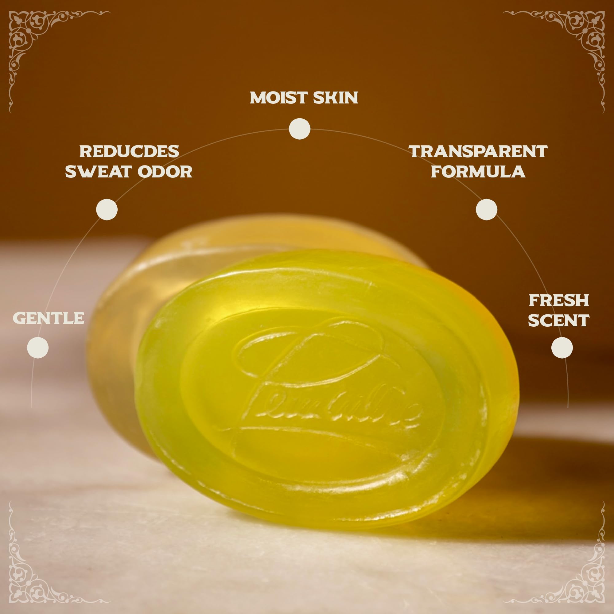LEMAITRE Glycerin Soap – Vegan Transparent Bar, Gentle Cleanse, Cruelty-Free (6-Pack)