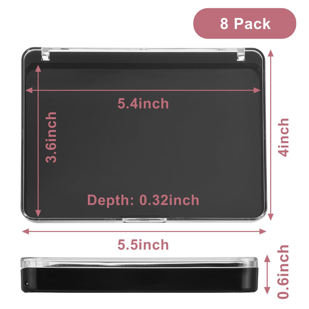 Lemecima Magnetic Makeup Palette – 8-Pack DIY Palettes for Travel and Organization