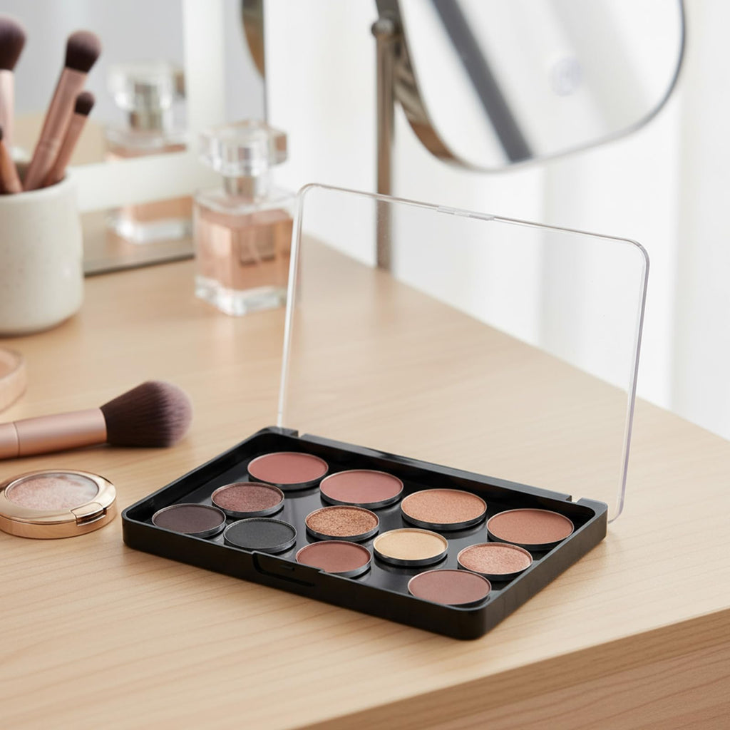 Lemecima Magnetic Makeup Palette – 8-Pack DIY Palettes for Travel and Organization