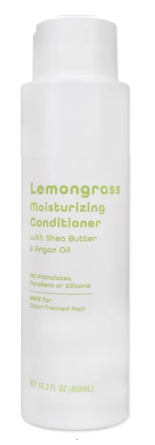 Lemongrass Moisturizing Conditioner with Shea Butter & Argon Oil – 15.2 oz (450 ml) – Pack of 1