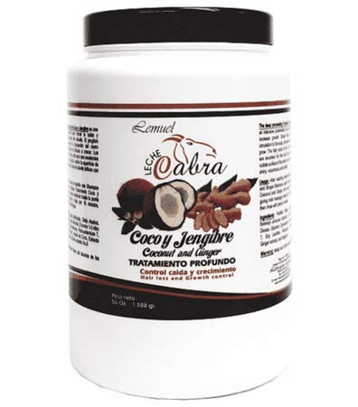 LEMUEL Goat Milk Coconut & Ginger Deep Treatment – Hair Strength & Growth, 56 oz