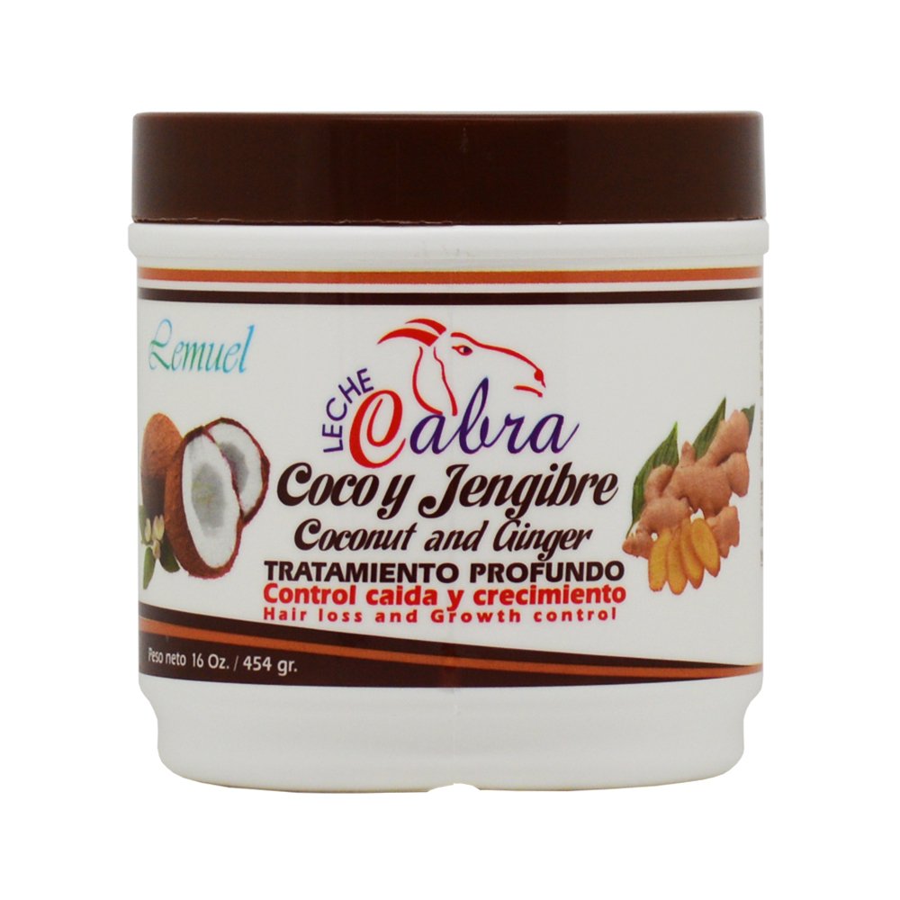 Lemuel Leche Cabra Coconut & Ginger Treatment 16oz – Deep Conditioning Hair