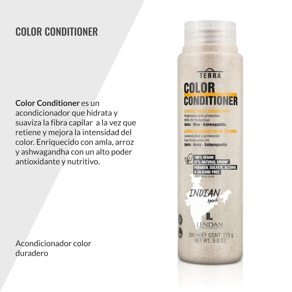 Lendan Terra Color Conditioner - Hydrates, Softens & Enhances Color for Dyed Hair | 300 ml | Vegan
