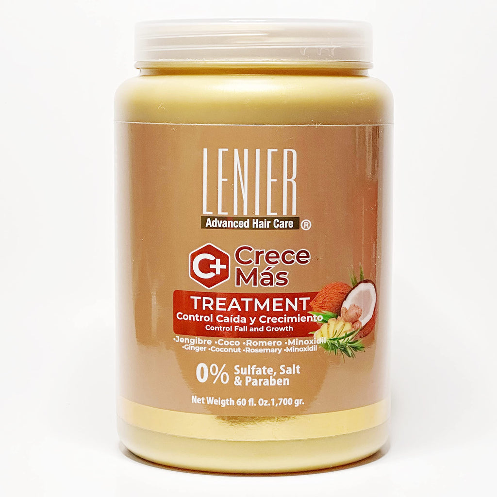 Lenier Crece Mas Treatment with Ginger, Coconut & Rosemary – 60 oz