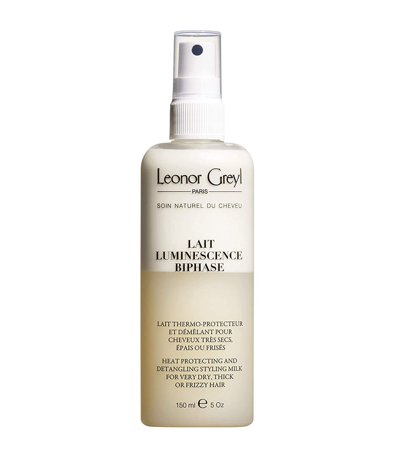 Leonor Greyl Paris Lait Luminescence – Heat Protecting Detangling Milk for Very Dry, Thick, Frizzy Hair (5 Oz)