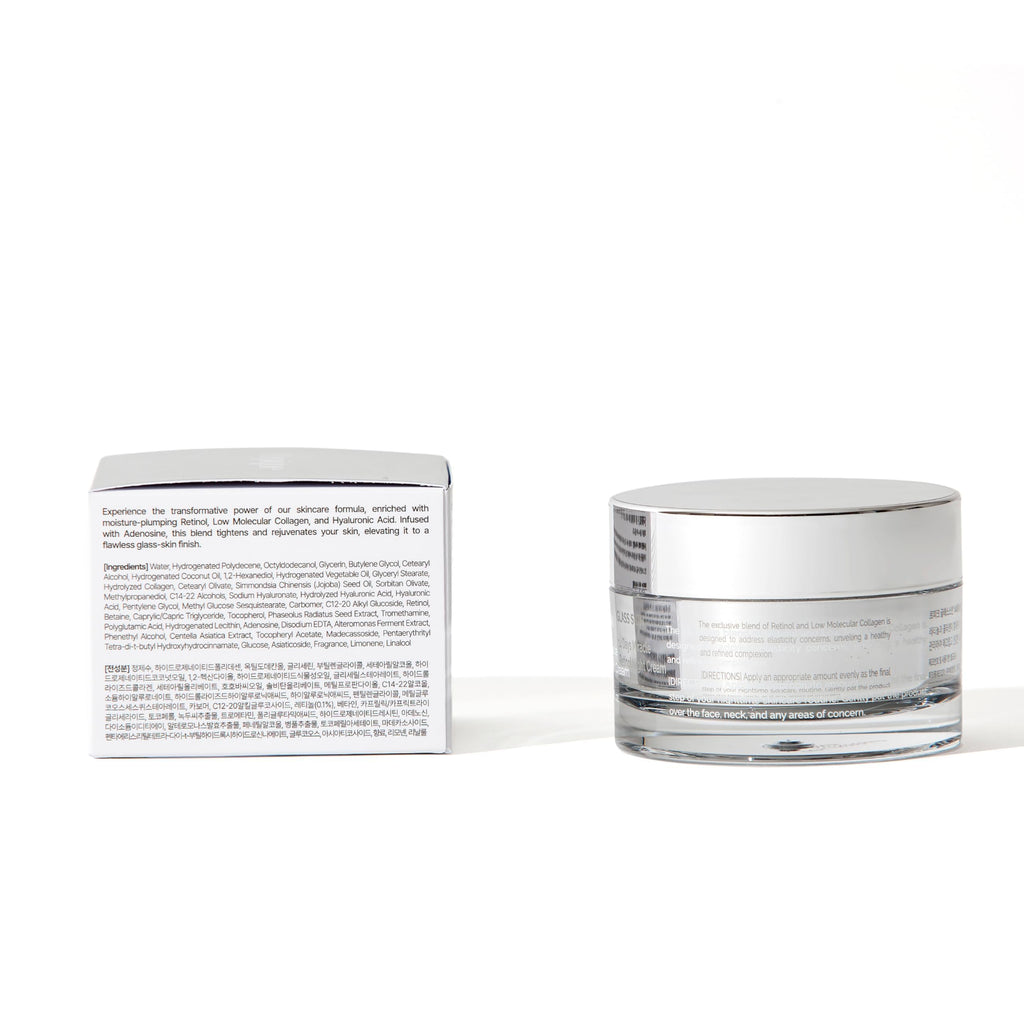 Lepique Retinol Night Cream 1.69oz – Korean Premium Overnight Repair for Face & Neck (Collagen, Centella, Hyaluronic Acid)