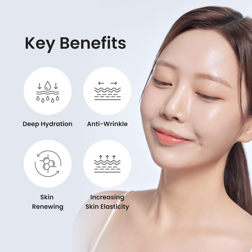 Lepique Retinol Night Cream 1.69oz – Korean Premium Overnight Repair for Face & Neck (Collagen, Centella, Hyaluronic Acid)