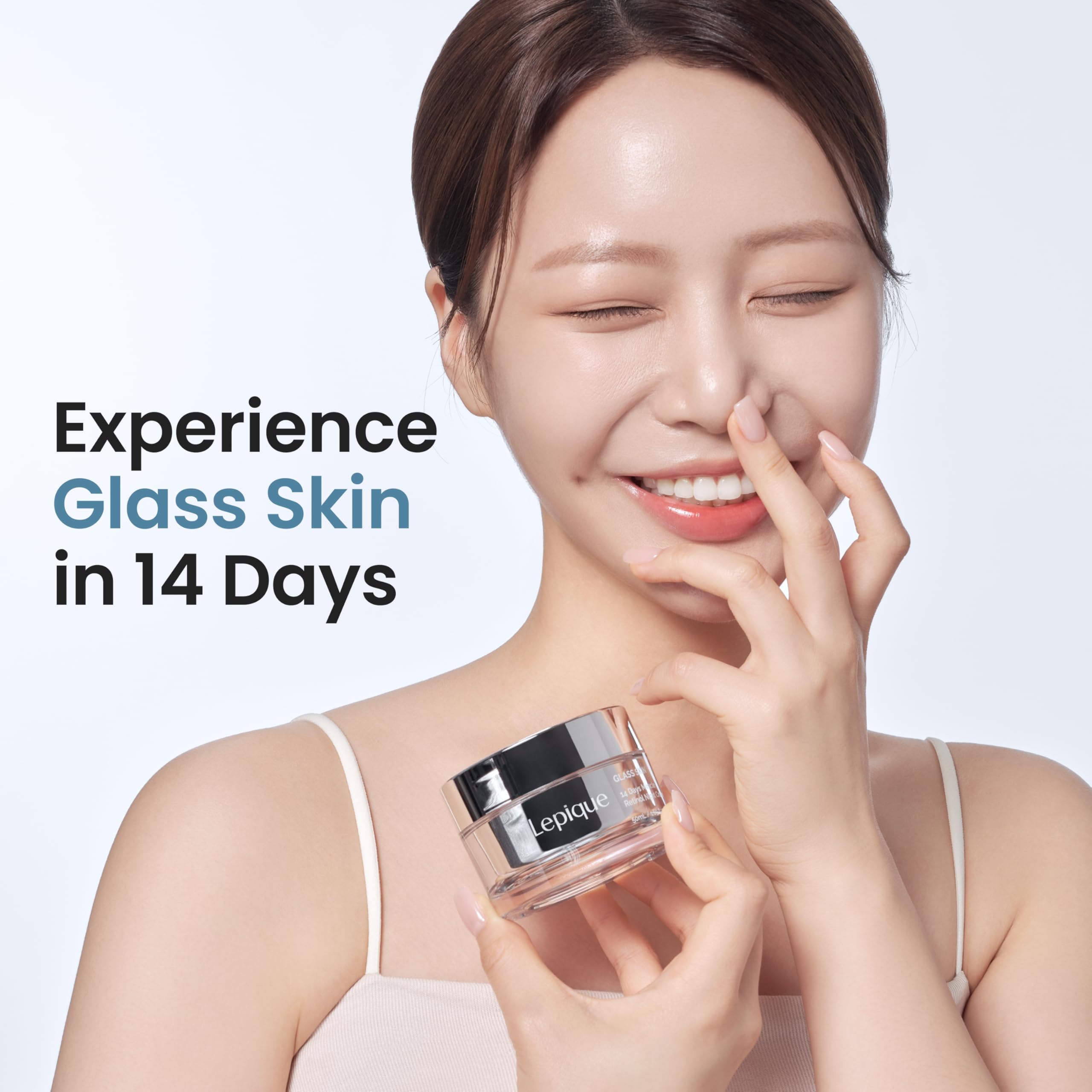 Lepique Retinol Night Cream 1.69oz – Korean Premium Overnight Repair for Face & Neck (Collagen, Centella, Hyaluronic Acid)