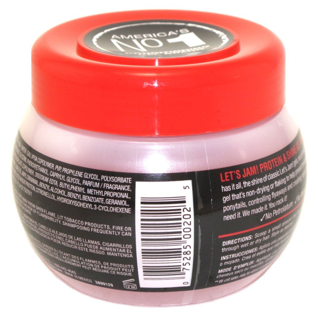 Let's Jam Protein Styling Gel-Mega Hold, 9 oz – 2 Pack | Strong Hold & Definition