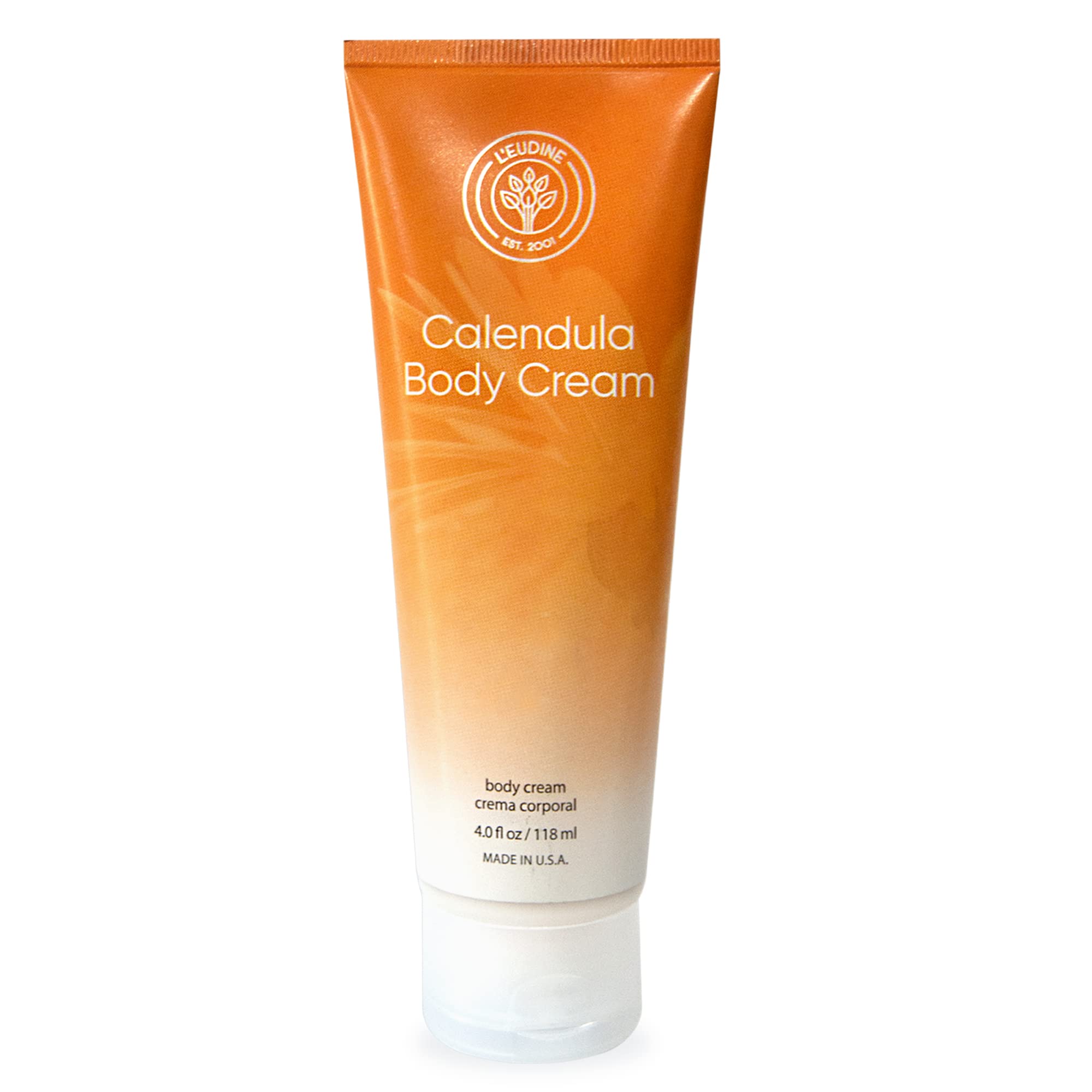 L’EUDINE Calendula Cream – Calming Body Moisturizer for Skin Repair | 4 fl oz