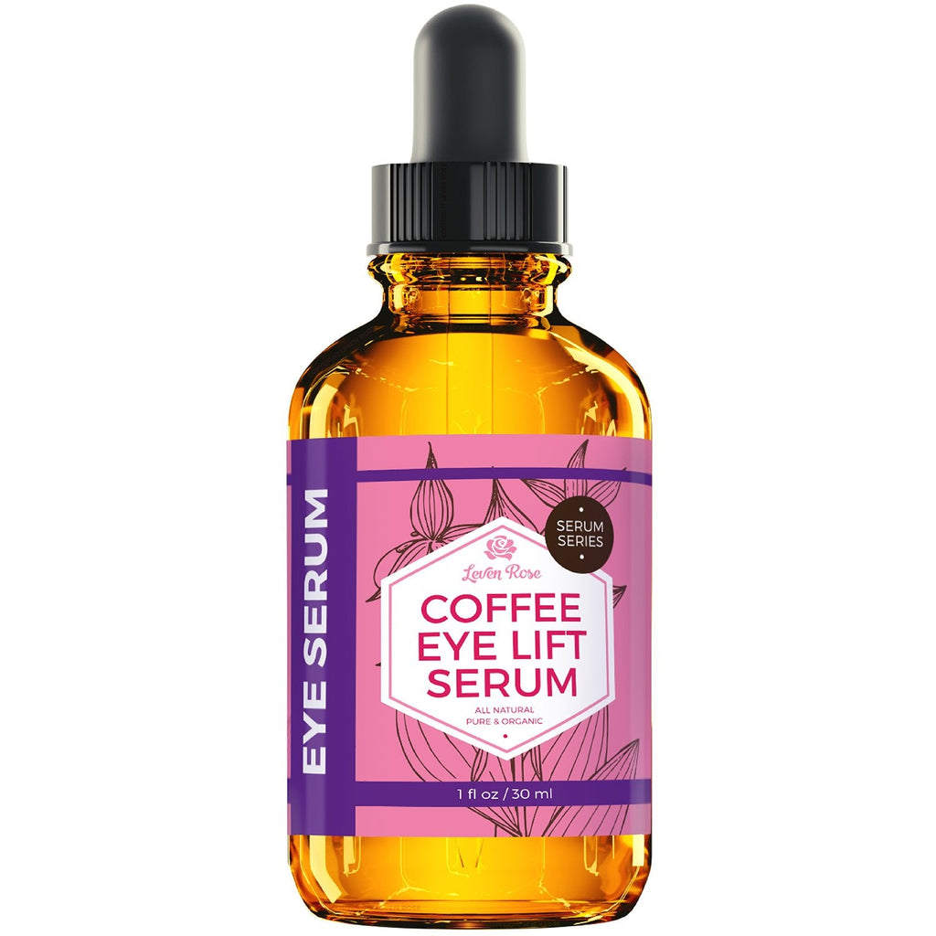 Leven Rose Coffee Oil Caffeine Serum for Eyes – Organic Under-Eye Serum