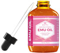 Leven Rose Emu Oil, 100% Pure – 4 oz Skin & Hair Moisturizer with Pipette