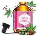 Leven Rose Jamaican Black Castor Oil – 100% Natural JBCO for Hair & Skin – 4 oz