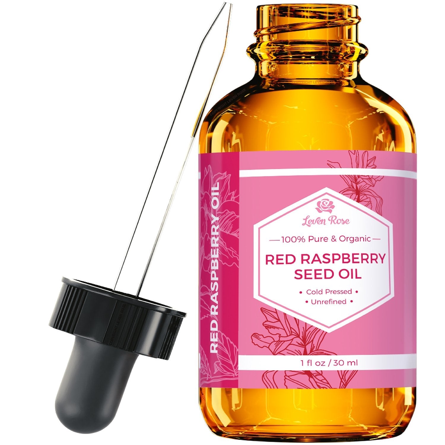 Leven Rose Red Raspberry Seed Oil Organic 1 oz – Antioxidant Skin Oil