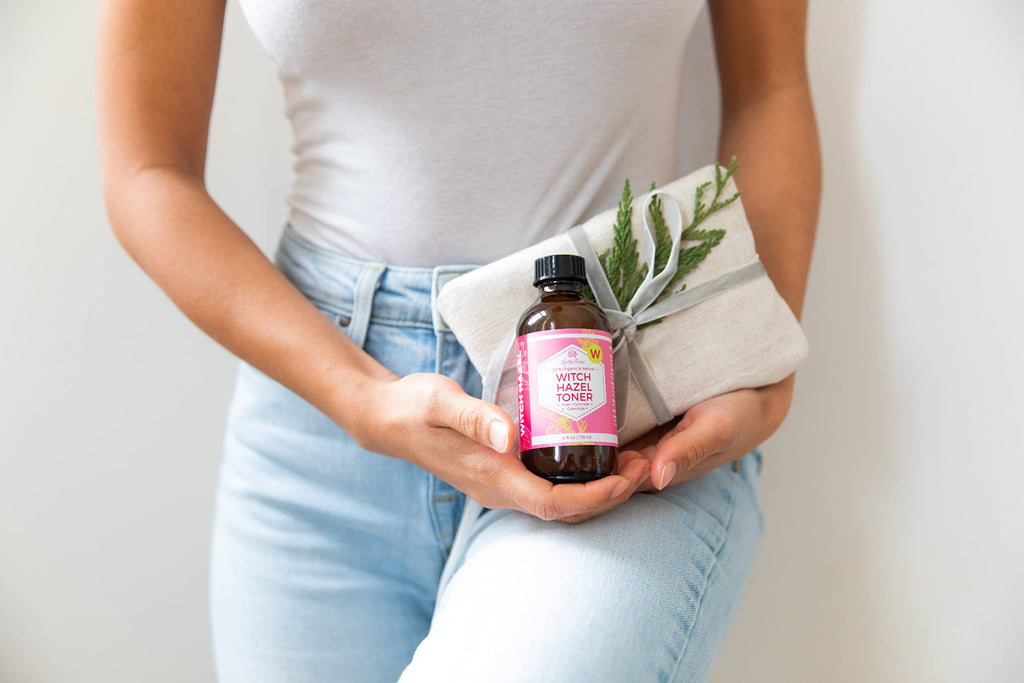 Leven Rose Witch Hazel Toner – 100% Pure Rose Water with Calendula, Cucumber & Chamomile (Alcohol-Free)