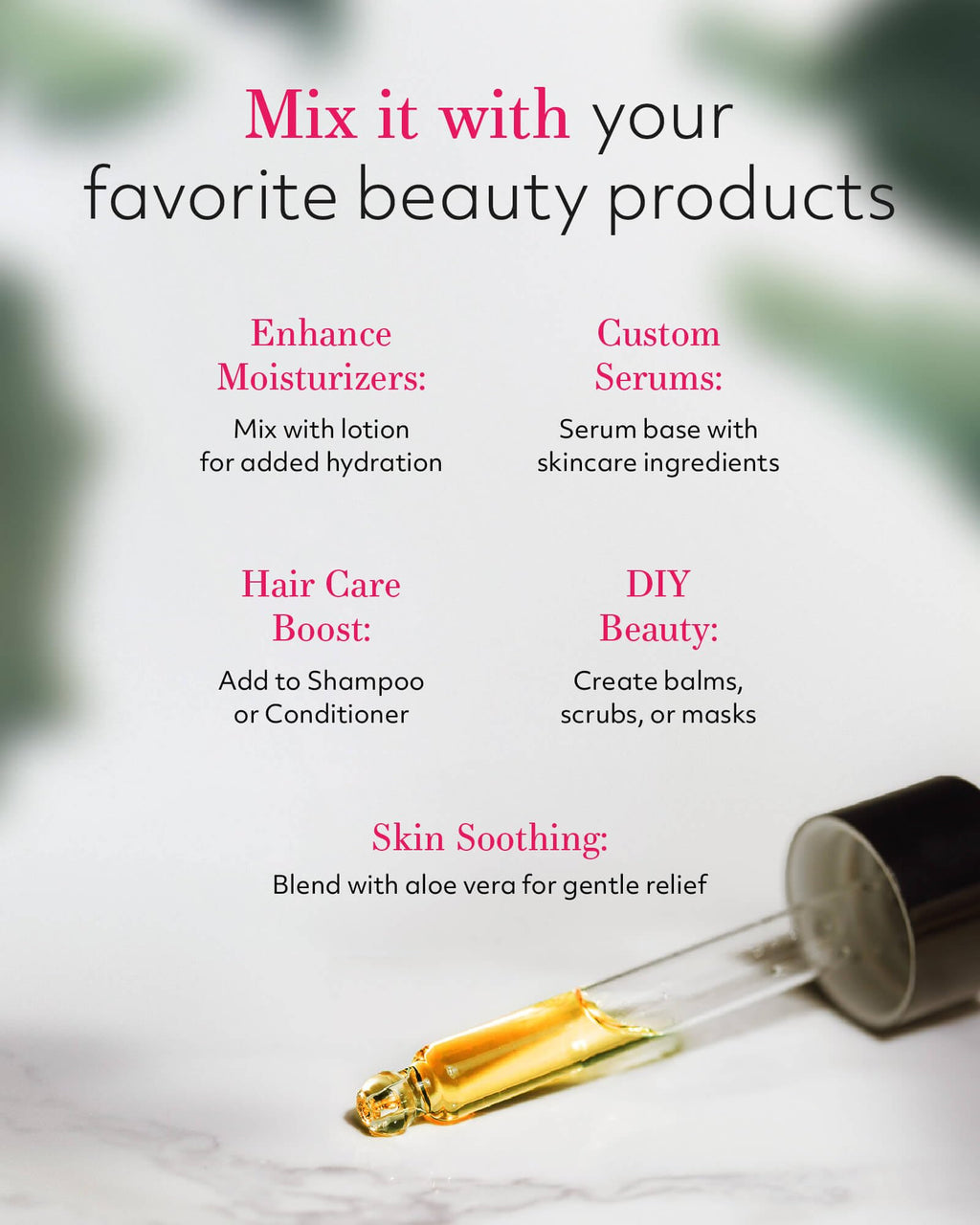 Leven Rose Jojoba Oil – Pure Cold-Pressed Moisturizer for Skin, Hair & Nails 16 oz