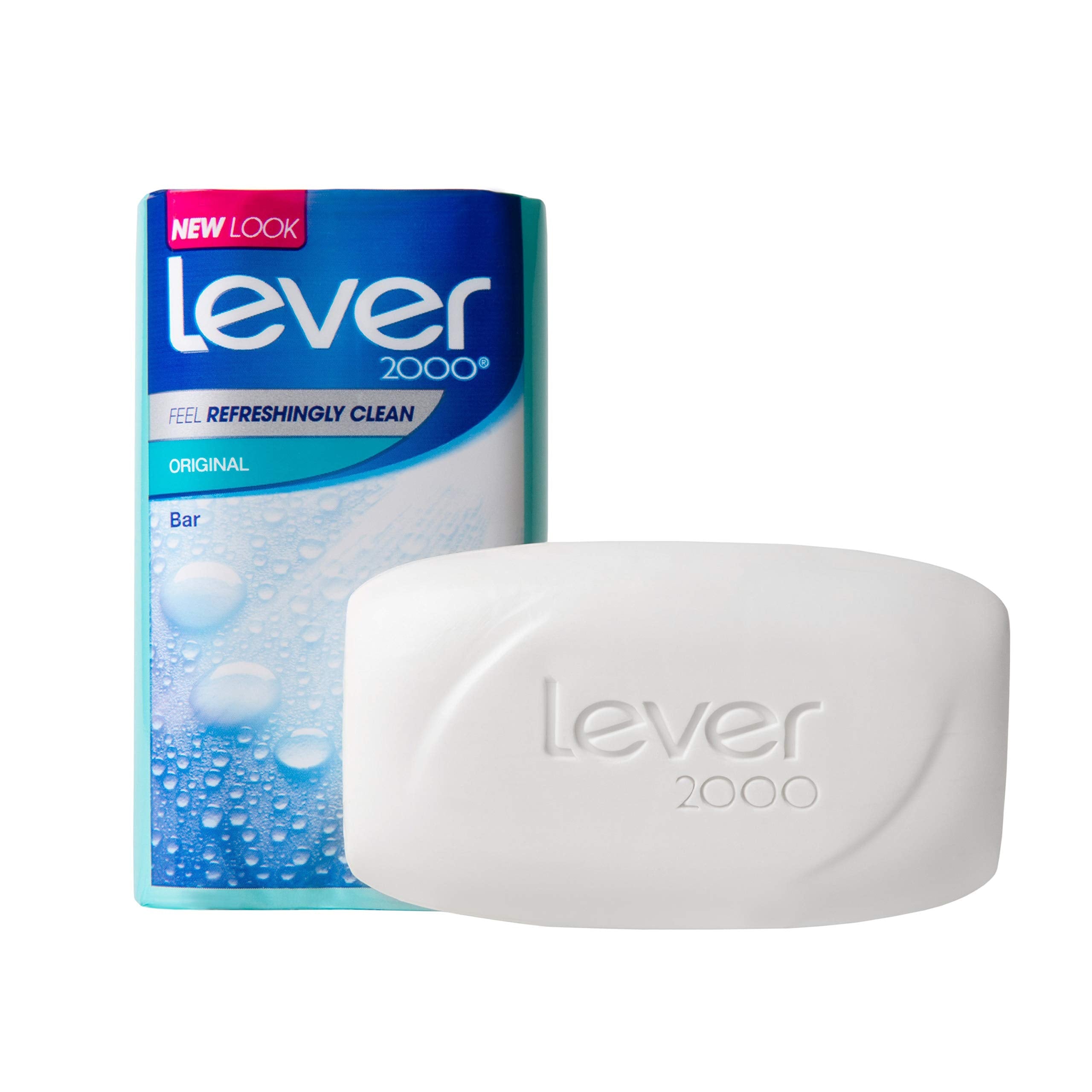 Lever 2000 Bar Soap Original – 4 oz, 16 Bar Pack | Fresh, Non-Drying Clean