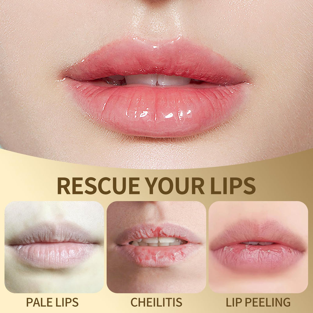Levora Color Changing Lipstick & Golden Crystal pH Lip Balm (2 Pack) – Moisturizing Shine