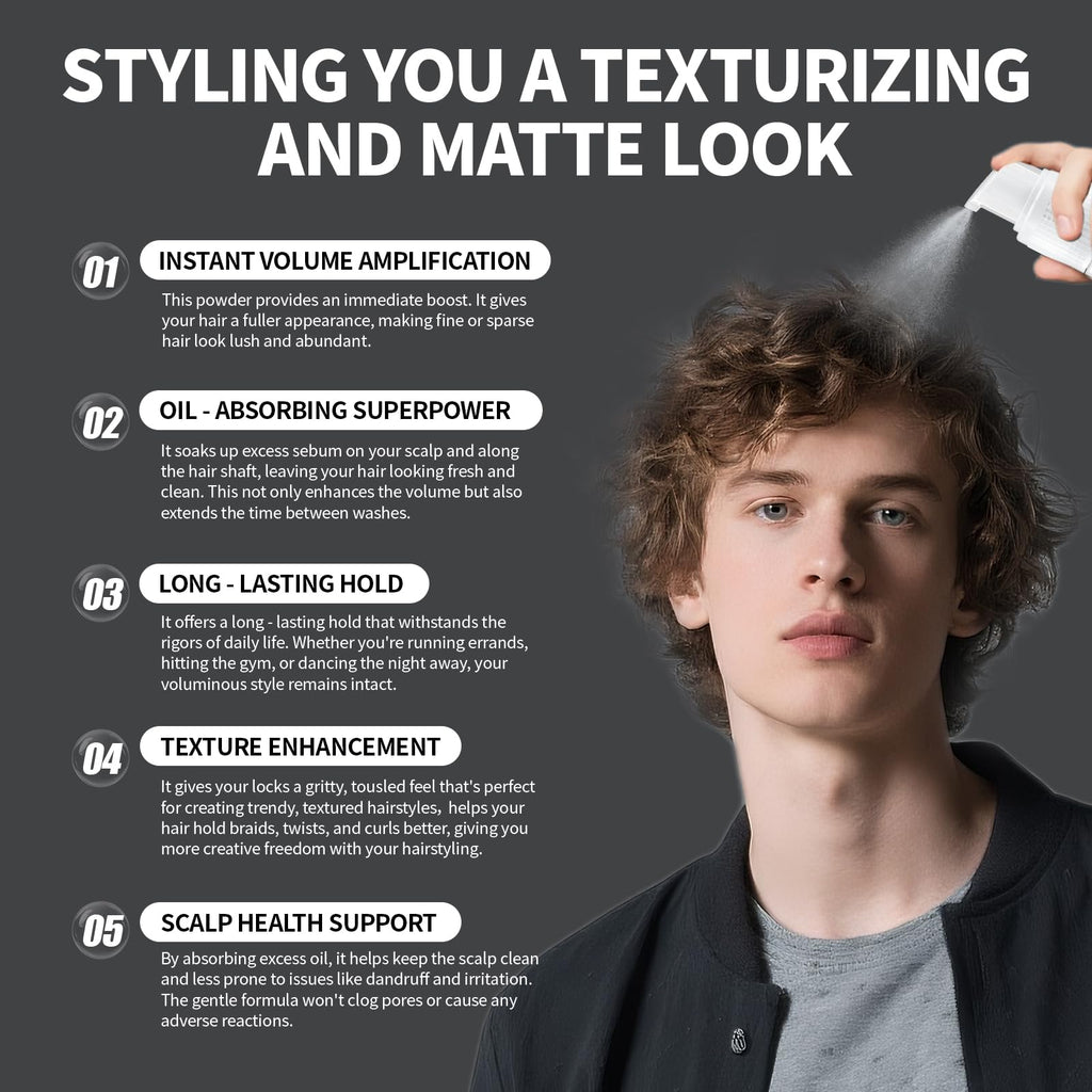 Lewedo Volumizing Styling Powder – 10g Spray for Natural Volume & Matte Finish