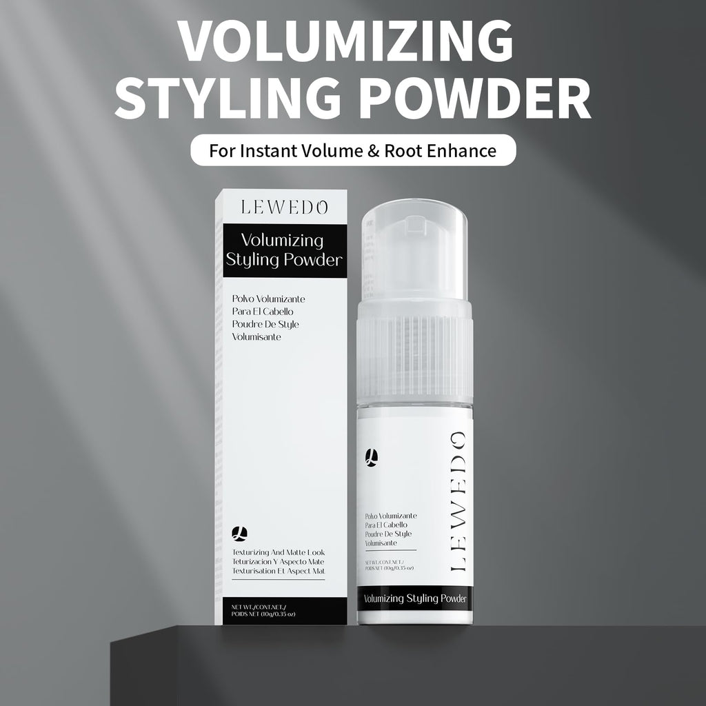 Lewedo Volumizing Styling Powder – 10g Spray for Natural Volume & Matte Finish