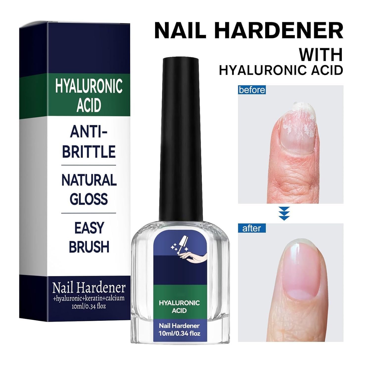 LEWELLRY 2PCS Nail Care – Fast-Drying Nail Repair Serum, 11ml, Cuticle & Nail Strength