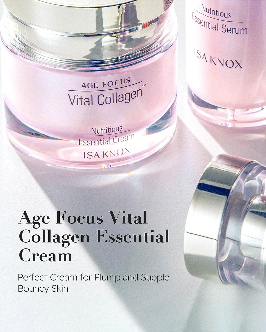 Isa Knox Age Focus Vital Collagen Essential Cream Set – 50ml + 20ml | Korean Skincare