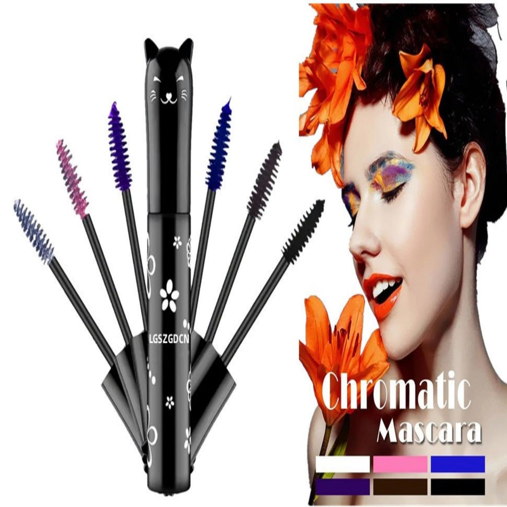 LGSZGDCN 6 Colors Mascara – Waterproof, Fast-Dry, Lengthening & Curling Eye Makeup Kit Gift Set