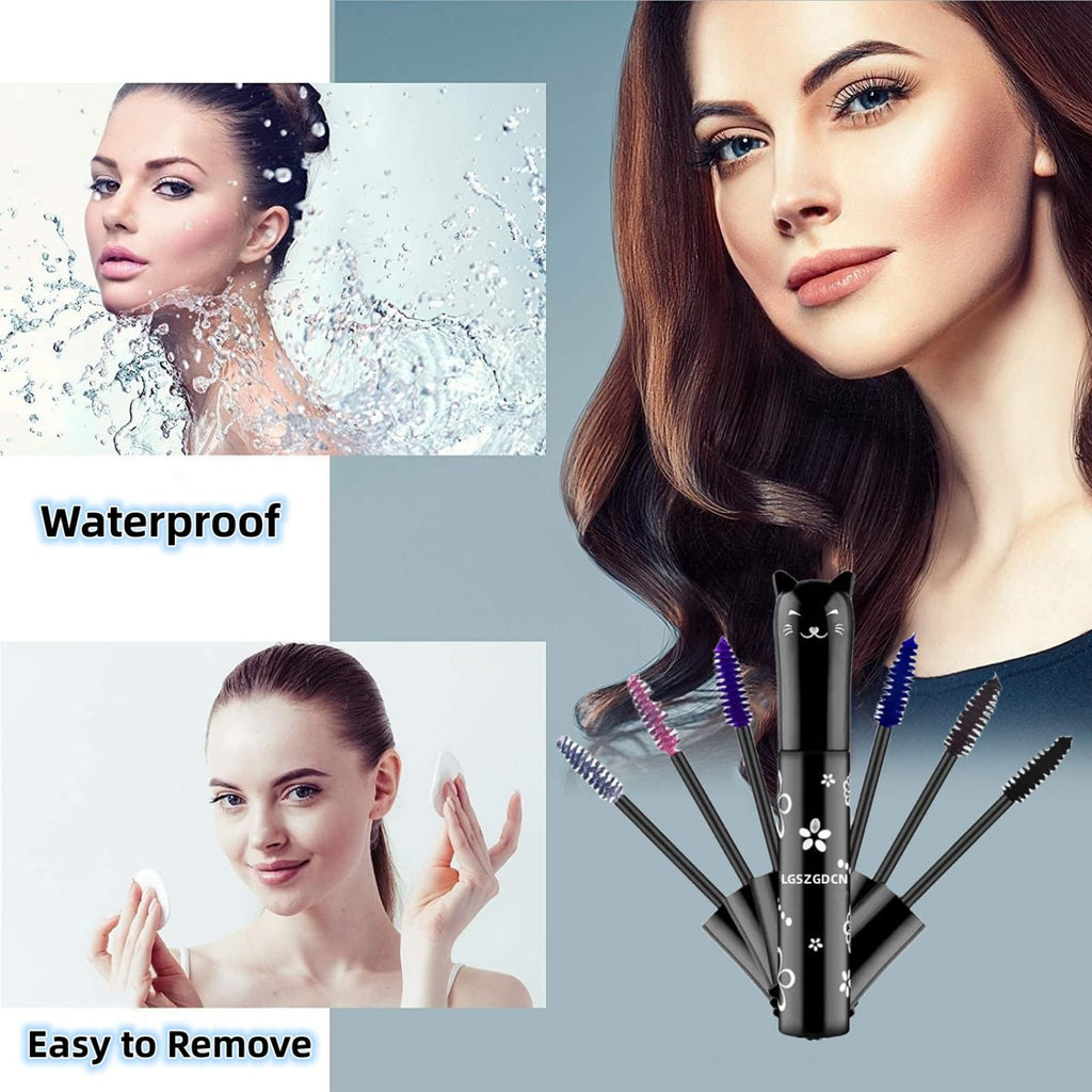 LGSZGDCN 6 Colors Mascara – Waterproof, Fast-Dry, Lengthening & Curling Eye Makeup Kit Gift Set