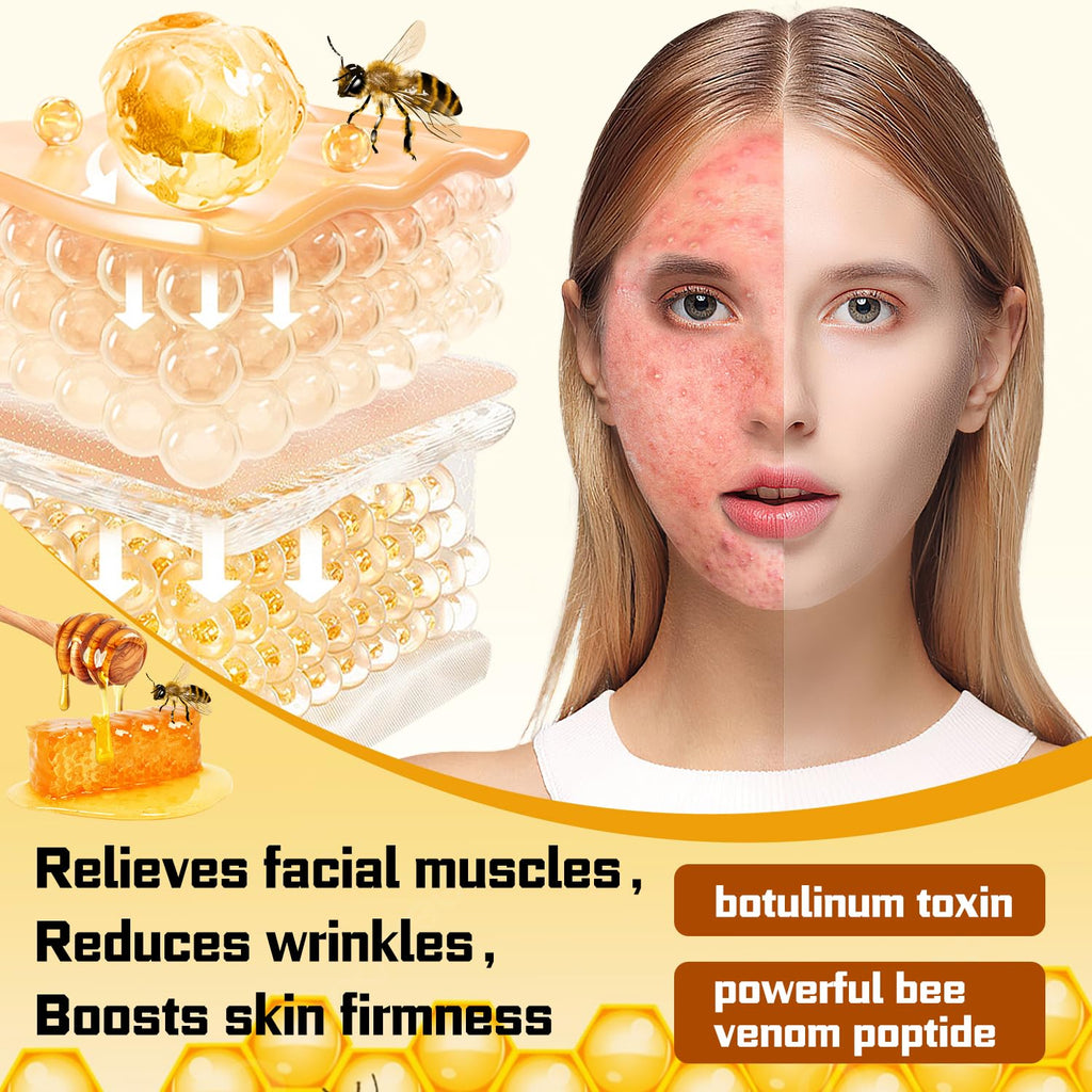 LHBMET Bee Venom Skin Restoration Cream – 2 Pack, Firming & Rejuvenating