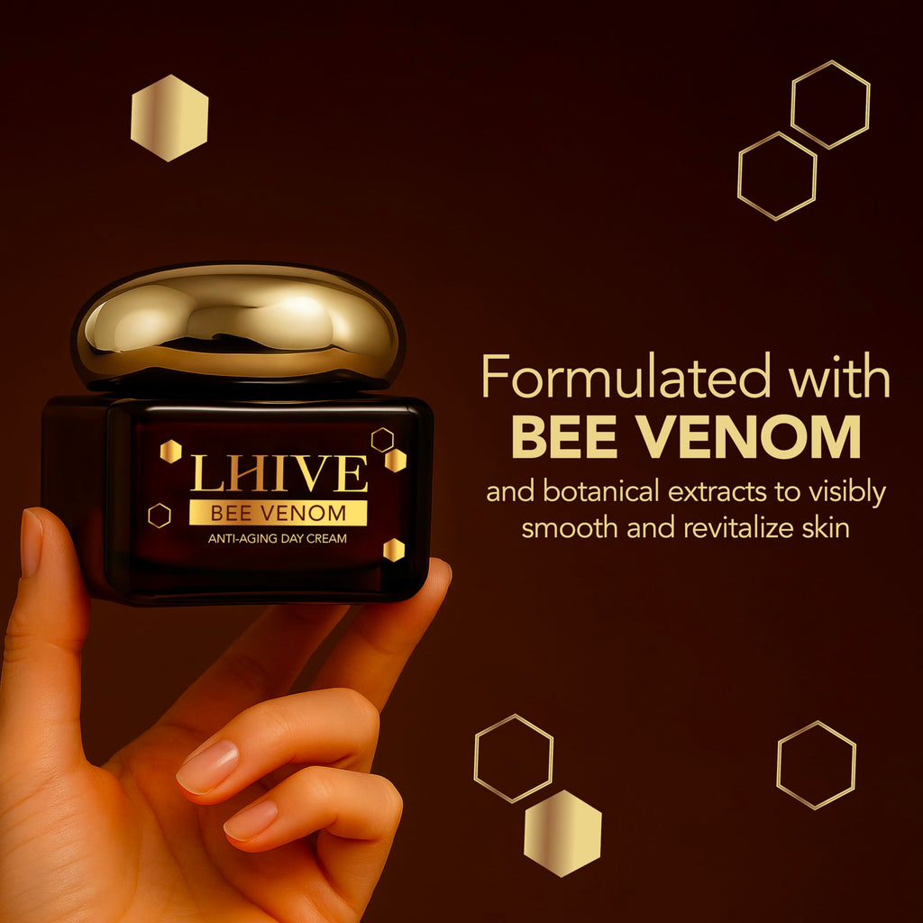 LHIVE Bee Venom Cream - Anti-Aging Moisturizer with Manuka Honey & Aloe Vera