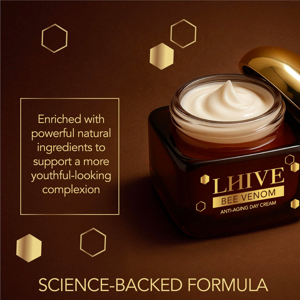 LHIVE Bee Venom Cream - Anti-Aging Moisturizer with Manuka Honey & Aloe Vera