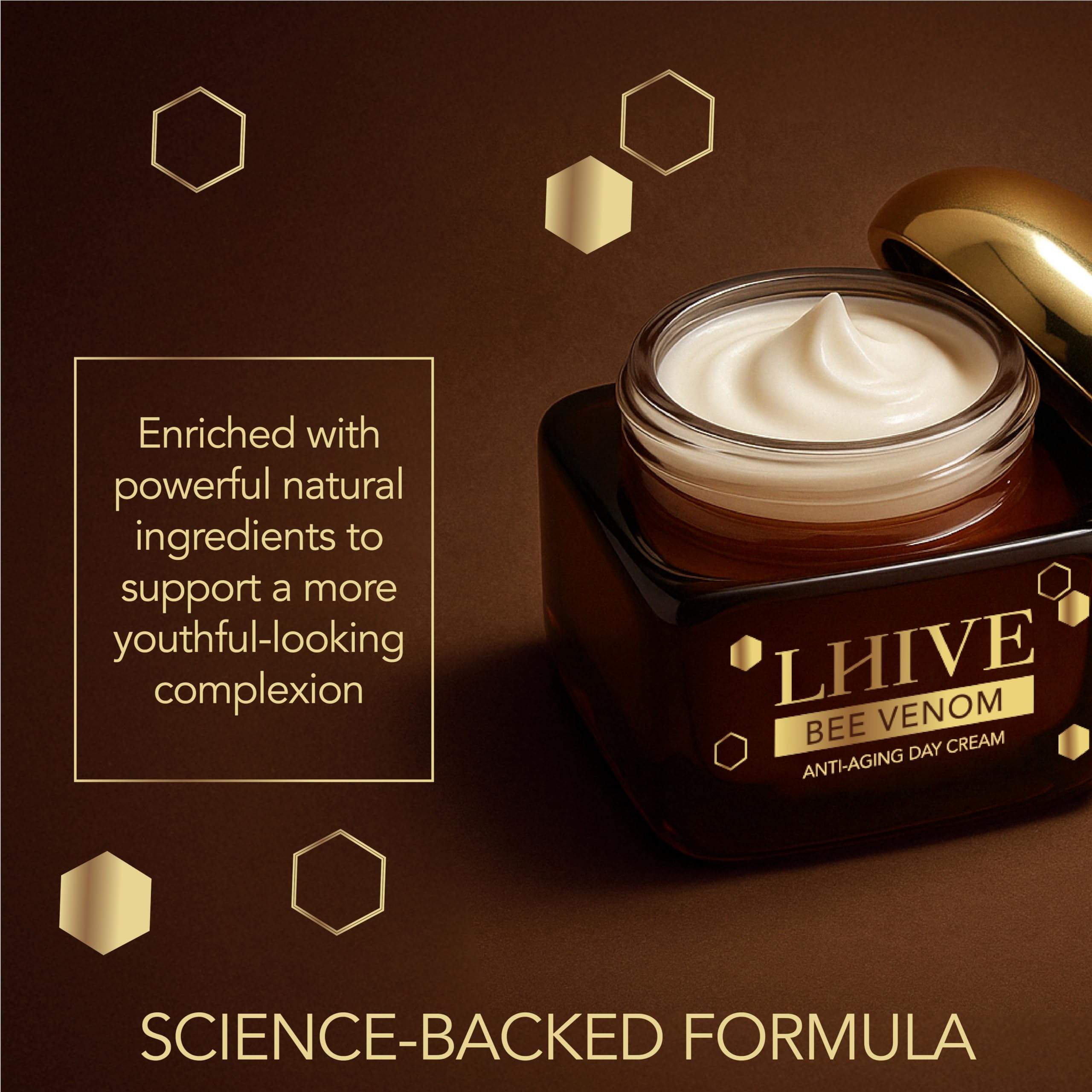 LHIVE Bee Venom Cream - Anti-Aging Moisturizer with Manuka Honey & Aloe Vera