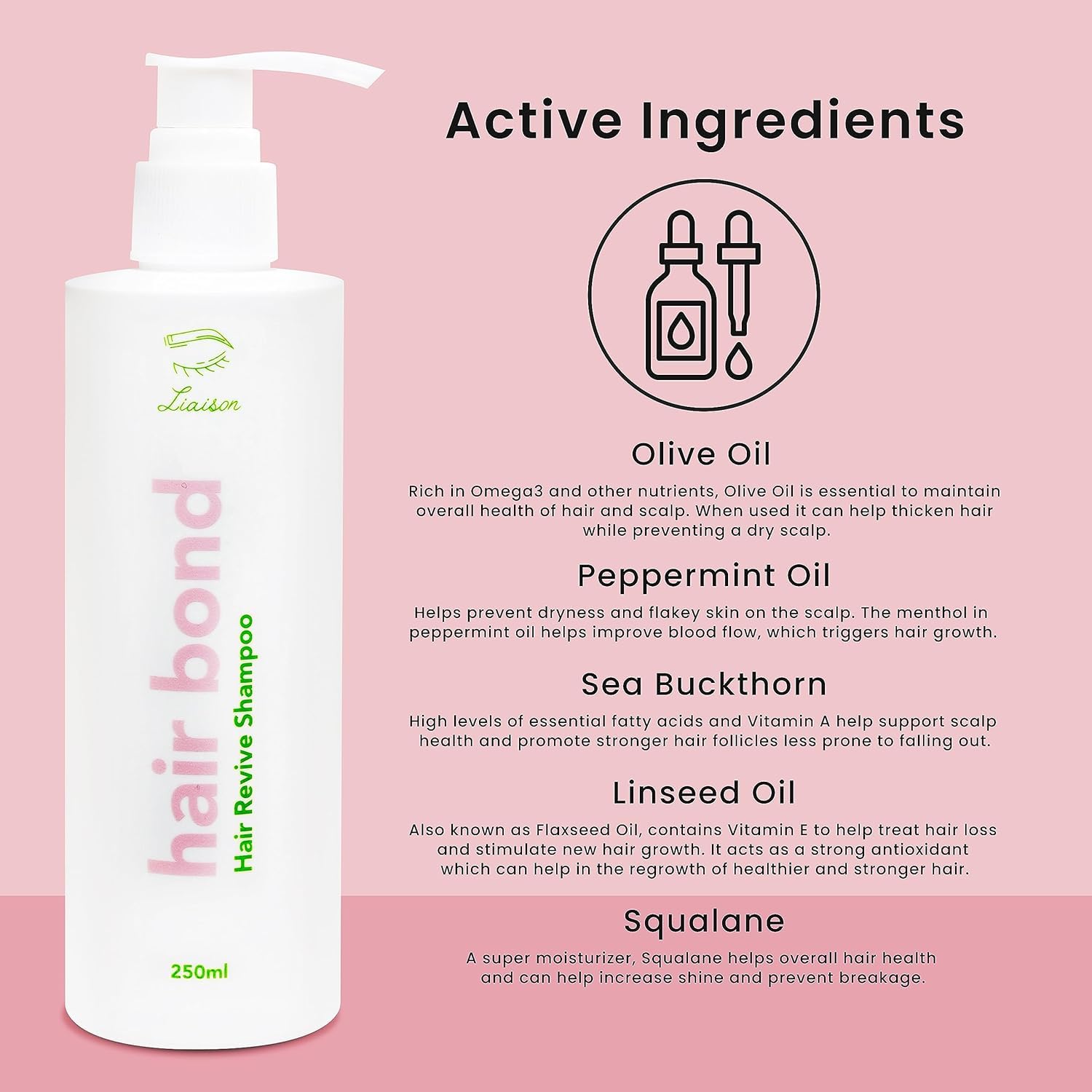 Liaison Hair Bond Shampoo | Gentle Bond-Care Cleansing for Everyday Hair