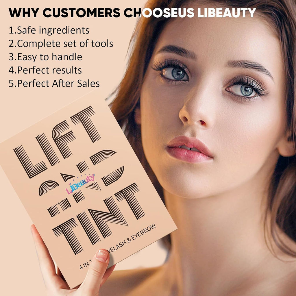 Libeauty Lash Lift & Color Kit with Brow Lamination – DIY Lash Perm at Home