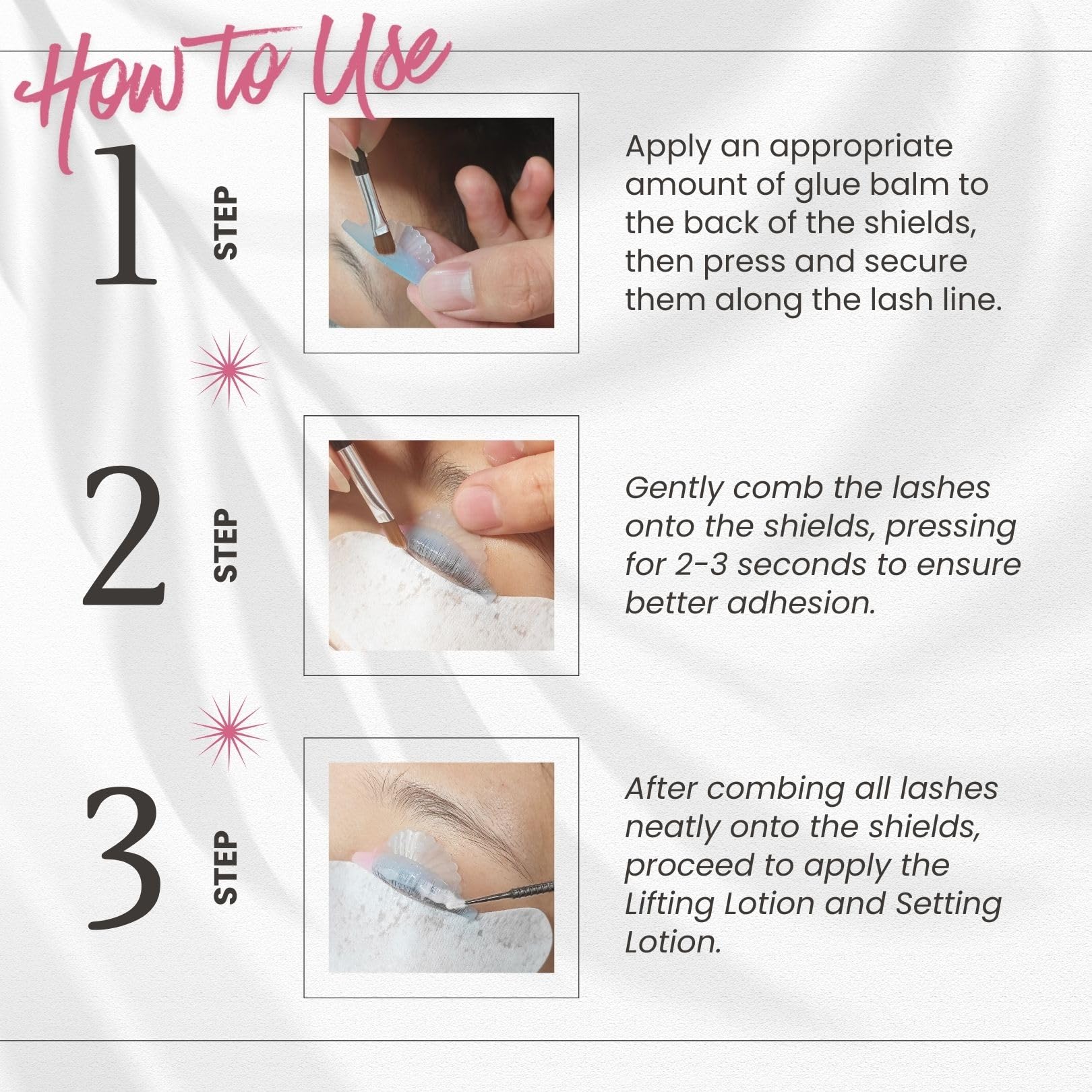 Libeauty Salon Choice Lash Lift Glue Balm – Clear Coconut, Water-Soluble, Brush Included