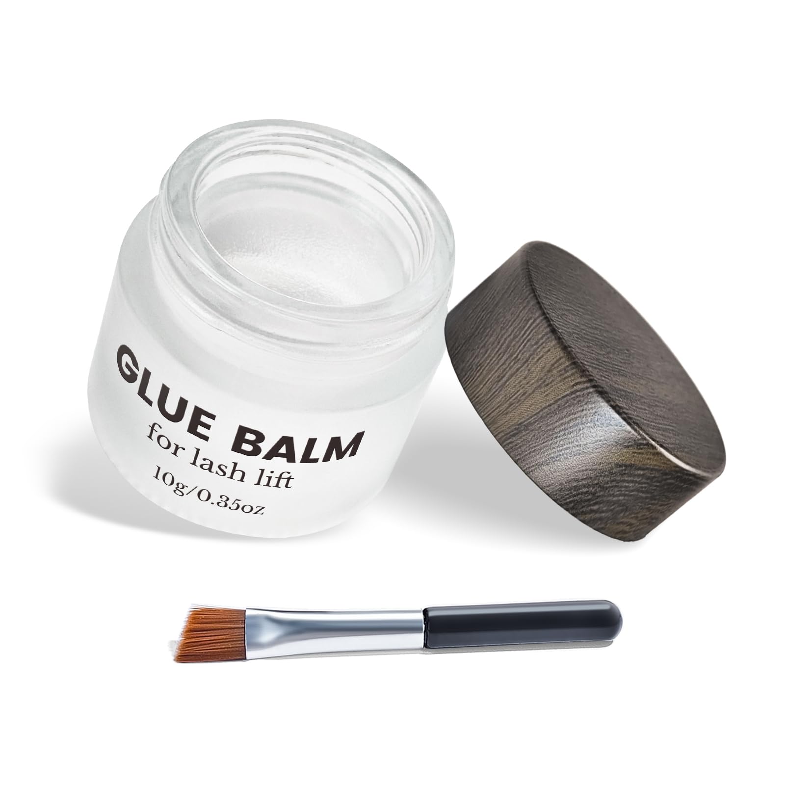 Libeauty Salon Choice Lash Lift Glue Balm – Clear Coconut, Water-Soluble, Brush Included