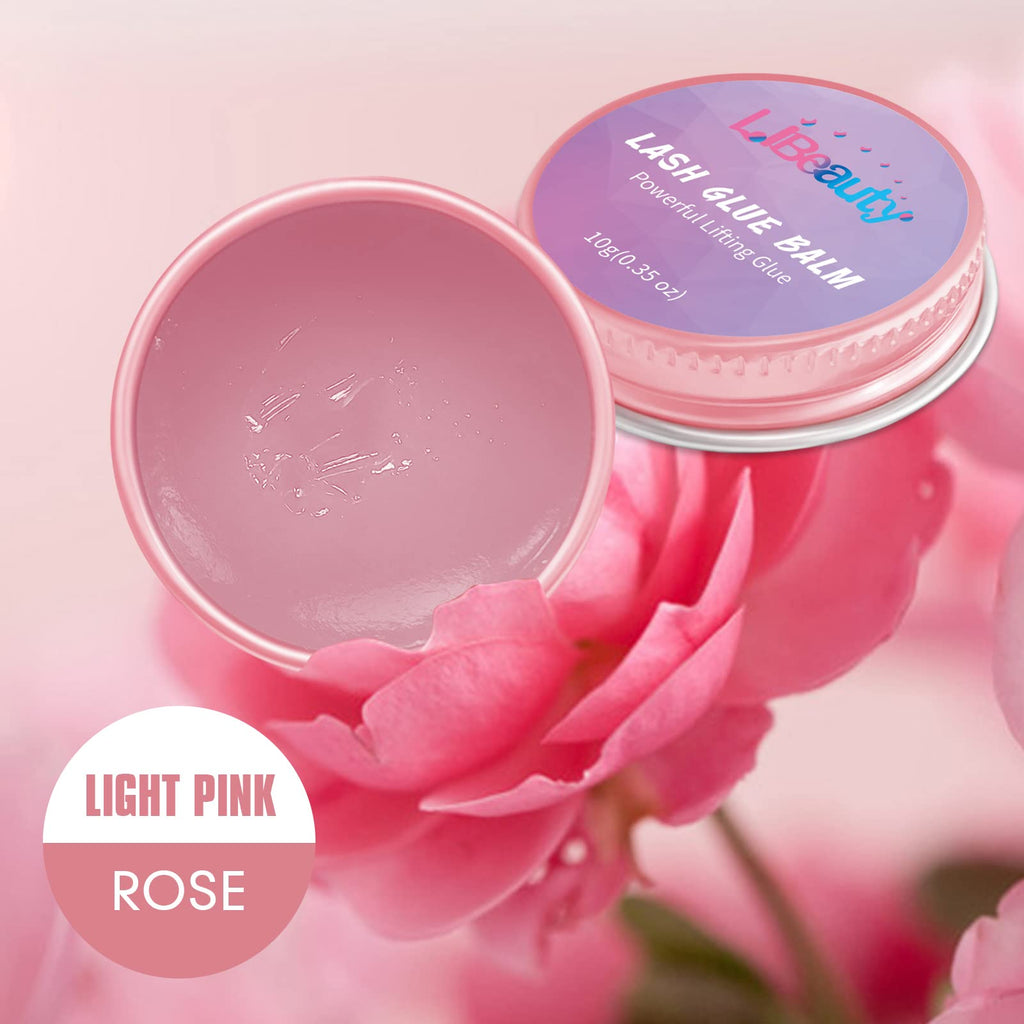 Libeauty Lash Lift Glue Balm 10g – Easy Adjustment, Strong Hold, Rose Scent