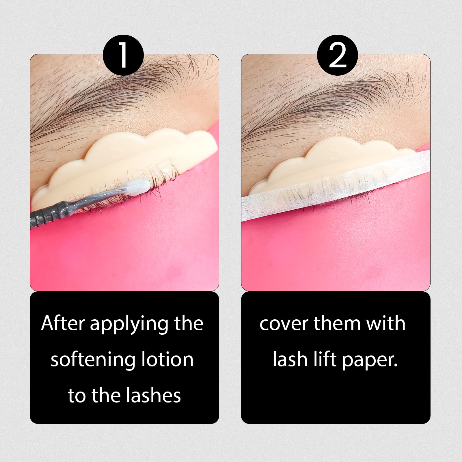 Libeauty Lash Lift Papers Strips 1000PCS – 3/5/7mm Disposable Lash Lift Papers (White)
