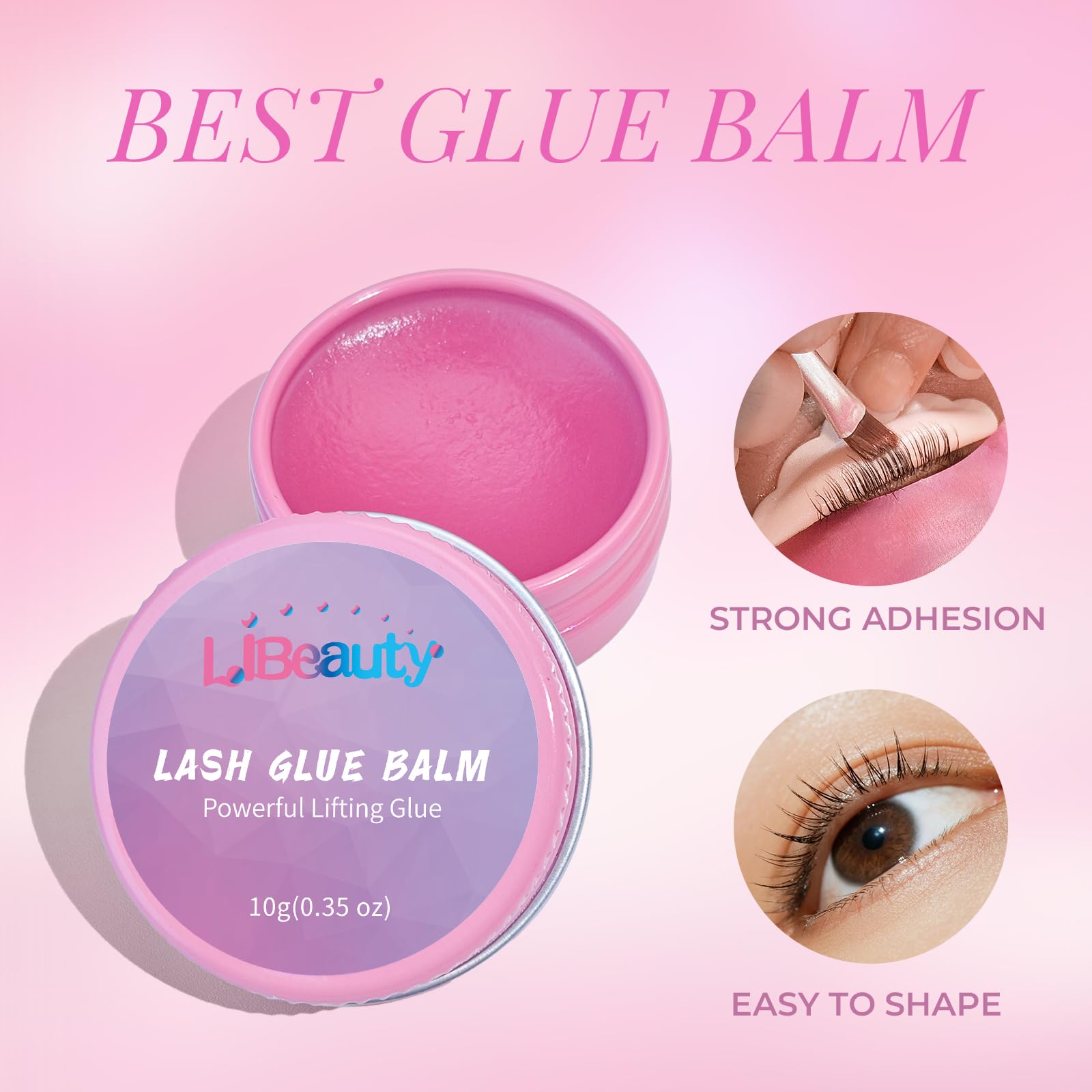 Libeauty Lash Lift Kit with Upgraded Glue Balm — Salon-Quality Lash & Brow Kit