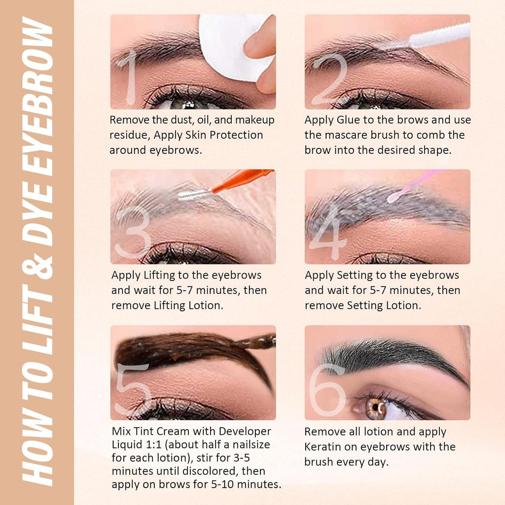 Libeauty Lash Lift Kit & Brow Lamination Kit – Beginner-Friendly, Safe, 30-Minute Salon-Quality Results at Home