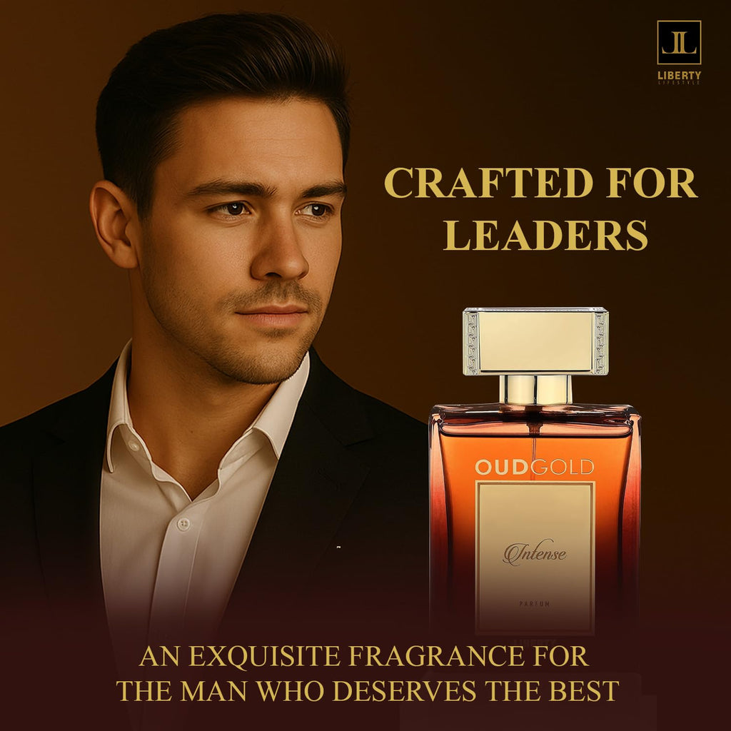 Liberty Luxury OudGold Intense Parfum for Men – Long-Lasting Woody Scent, 100ml