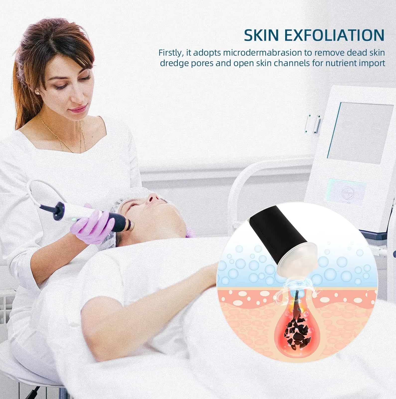 LieaKon Oxygen Bubble Refill Kit (5 Sets) – 30 Pods, Primer Gel & Serum for CO2 Facial Machine | Salon & Home Spa