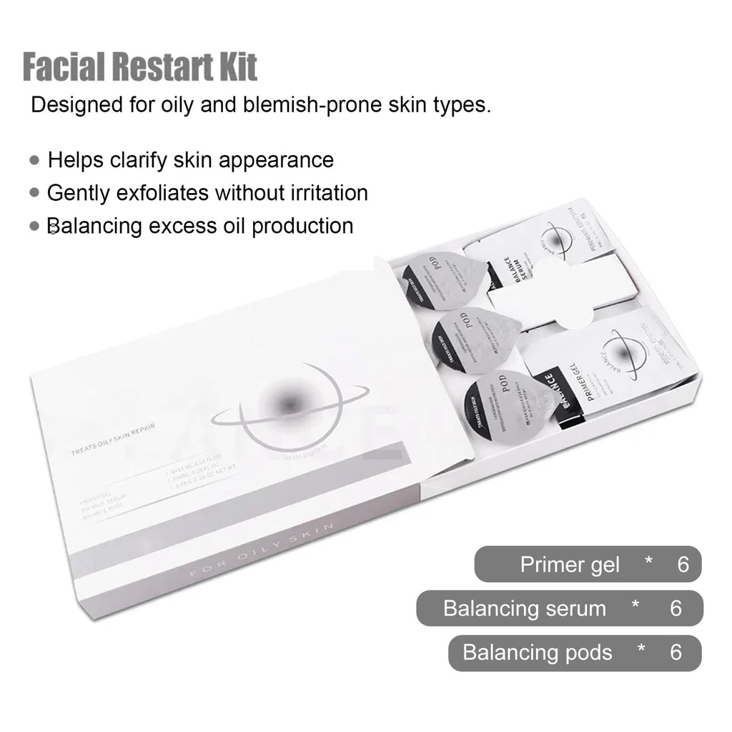 LieaKon Oxygen Bubble Refill Kit (5 Sets) – 30 Pods, Primer Gel & Serum for CO2 Facial Machine | Salon & Home Spa