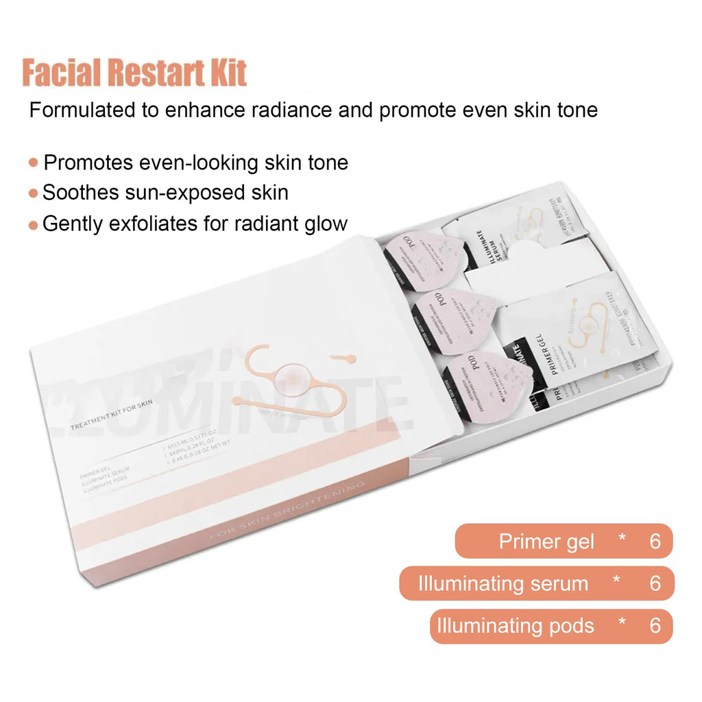 LieaKon Oxygen Bubble Refill Kit (5 Sets) – 30 Pods, Primer Gel & Serum for CO2 Facial Machine | Salon & Home Spa