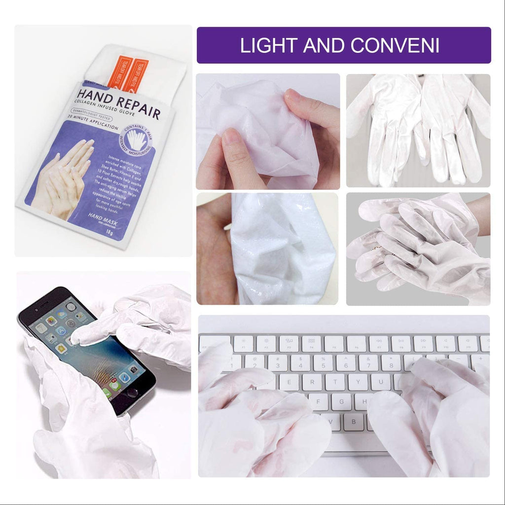 Liefiet Hand Peel Mask Moisturizing Gloves 5-Pack – Hydrating Hand Masks