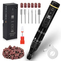 LIERKISS Cordless Nail Drill 35000RPM – Wireless Electric Nail File Kit