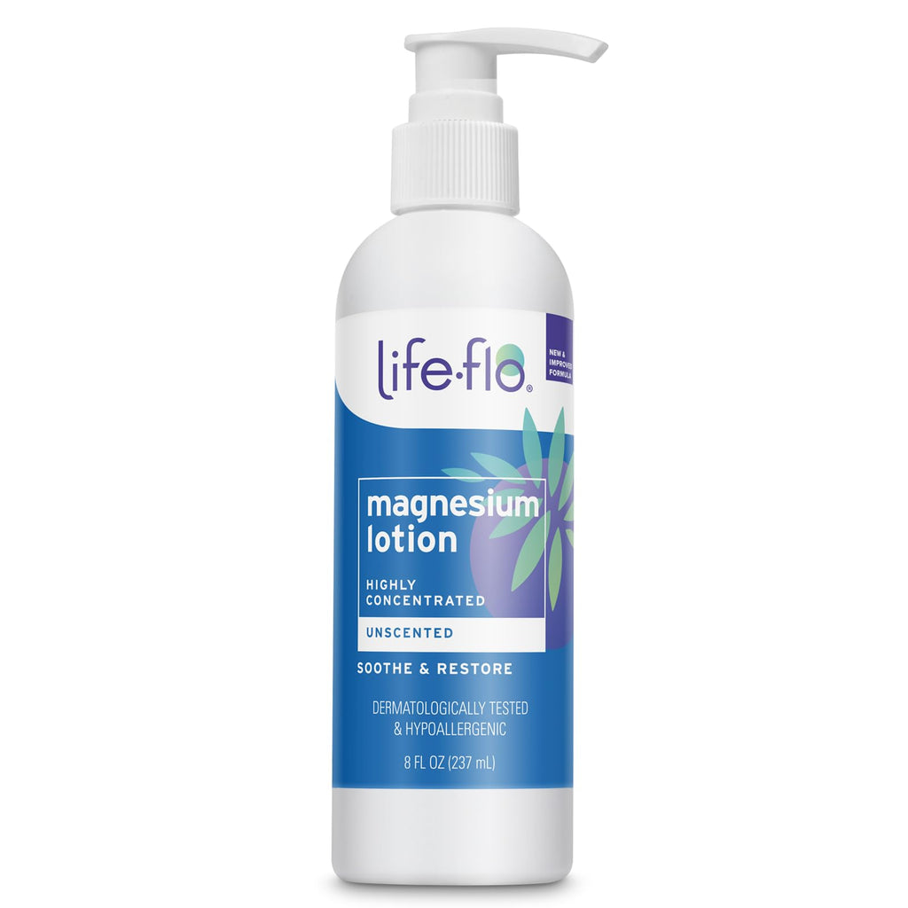 Life-flo Magnesium Lotion | Zechstein Seabed Magnesium Chloride for Muscle & Joint Comfort | Unscented, 8 oz