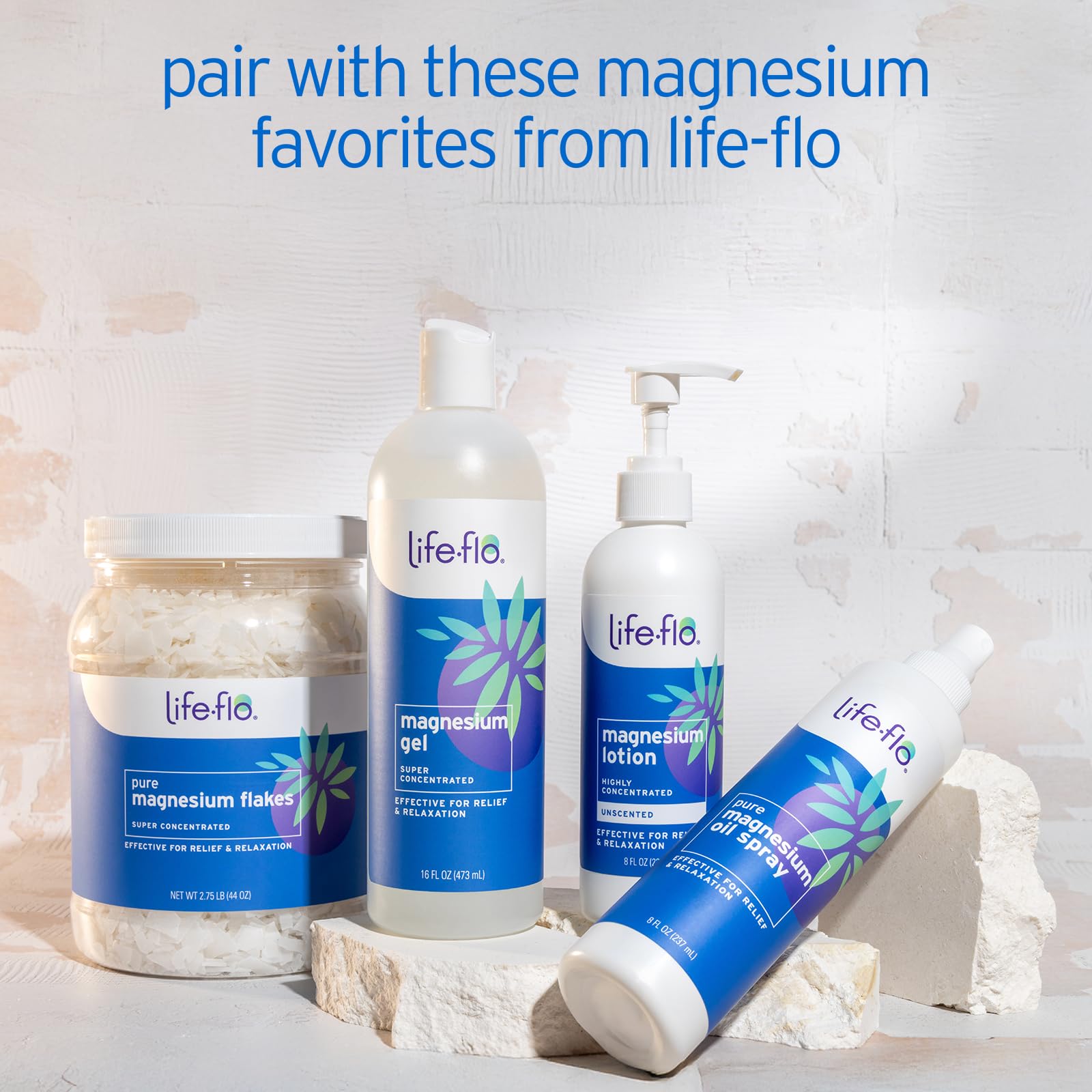 Life-flo Magnesium Lotion | Zechstein Seabed Magnesium Chloride for Muscle & Joint Comfort | Unscented, 8 oz
