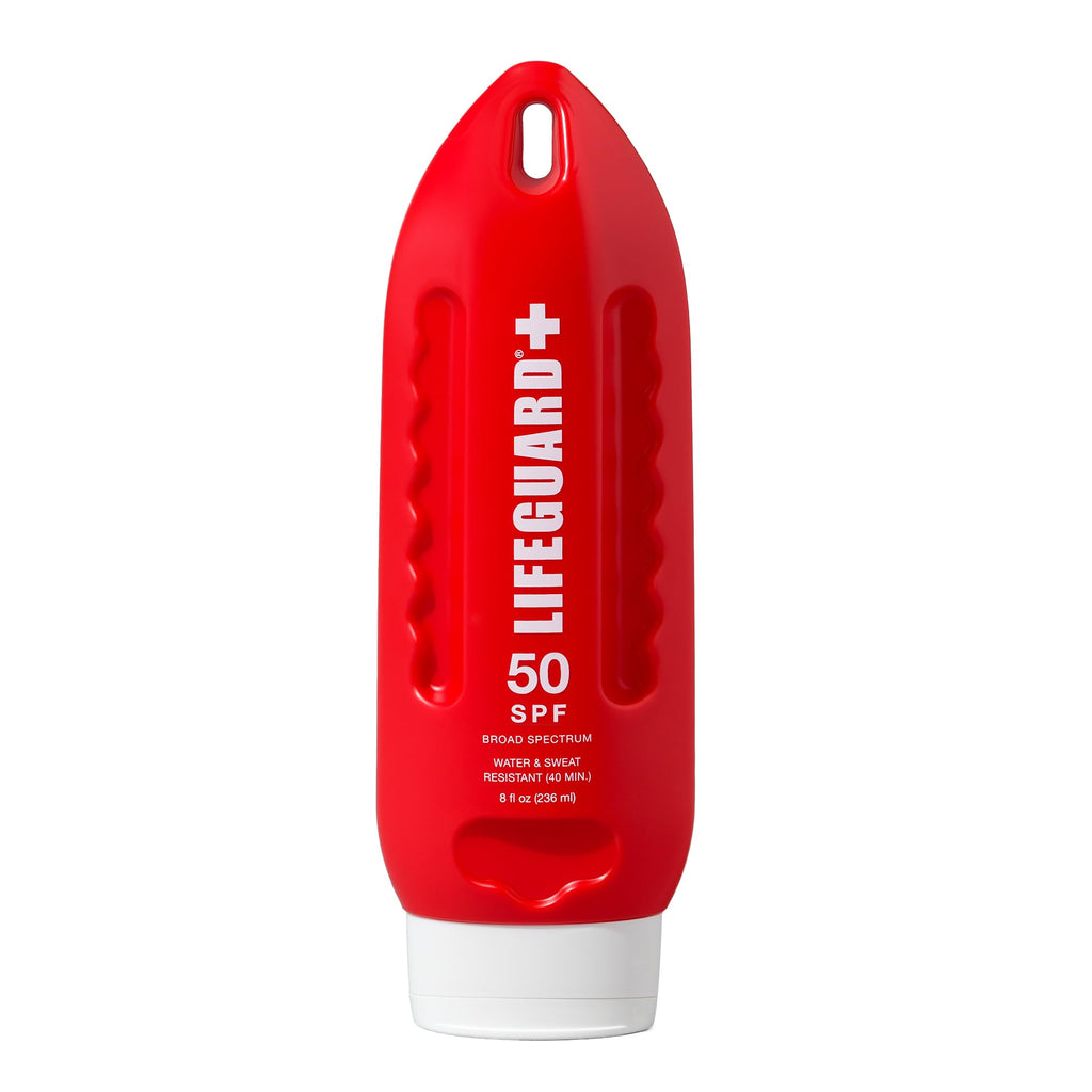 LIFEGUARD SPF 50 Sunscreen Lotion – Broad Spectrum Face & Body, No White Cast, Hydrating Finish, Reef Safe, 8 oz