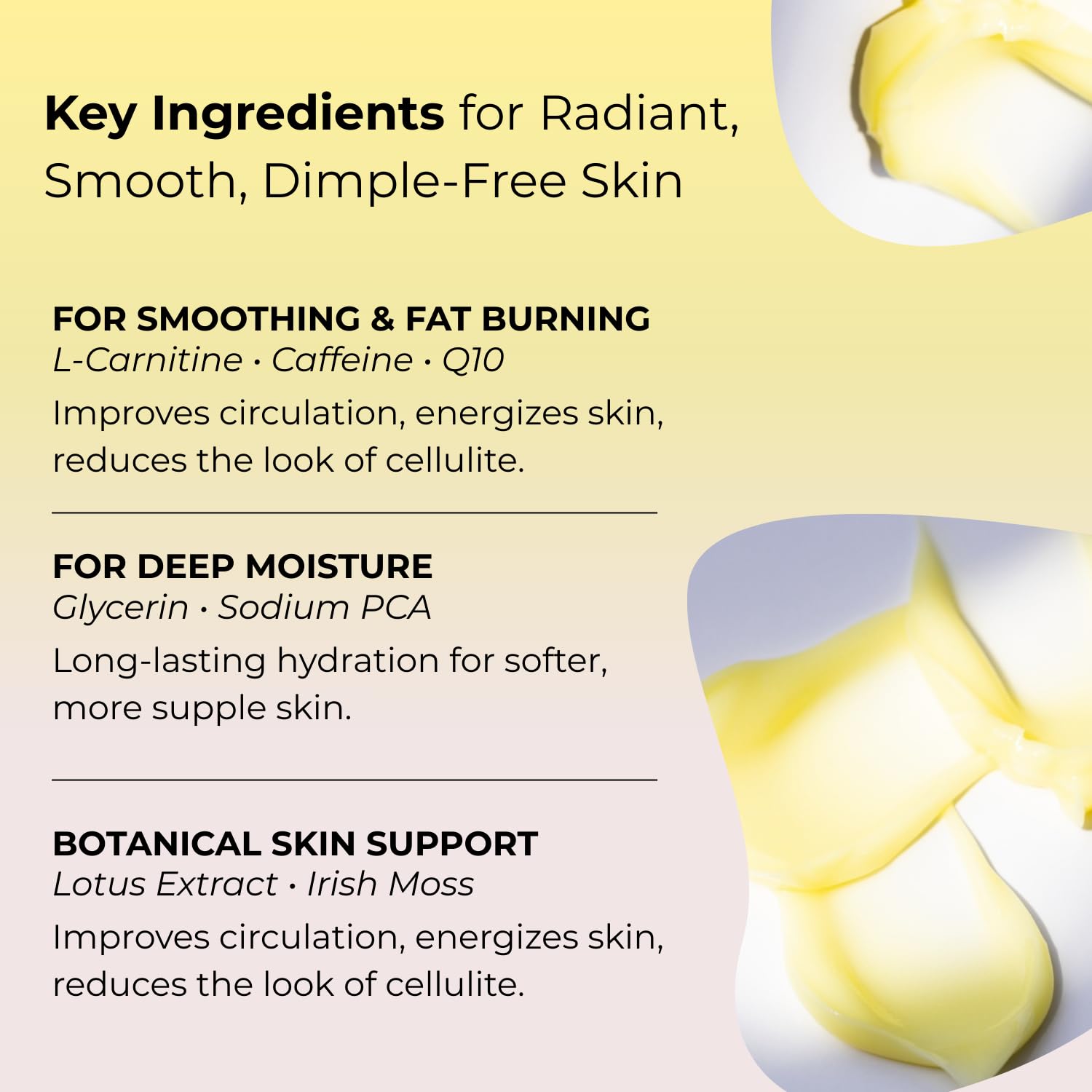 Life's Butter Anti-Cellulite Cream – 100% Natural, Made in USA, Firming & Skin Tightening | L-Carnitine + CoQ10 | 6 oz